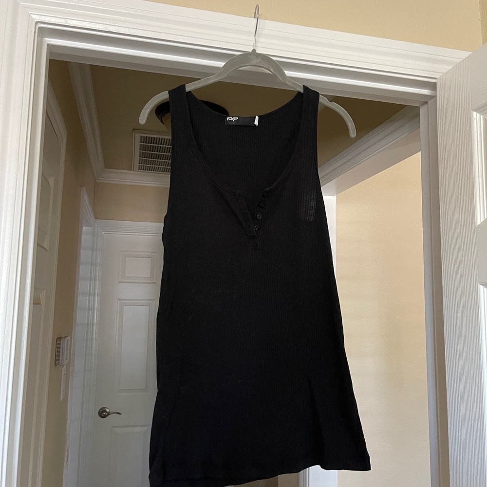 Ribbed Fox Racing Tank